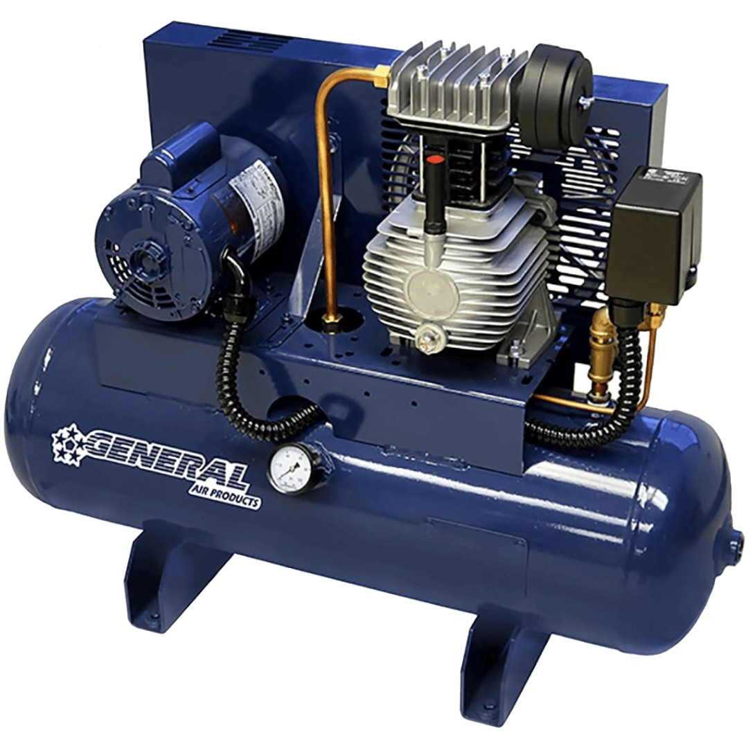 General Air Products LT220-A Compressor Lubricated Tank 1HP 1 Phase