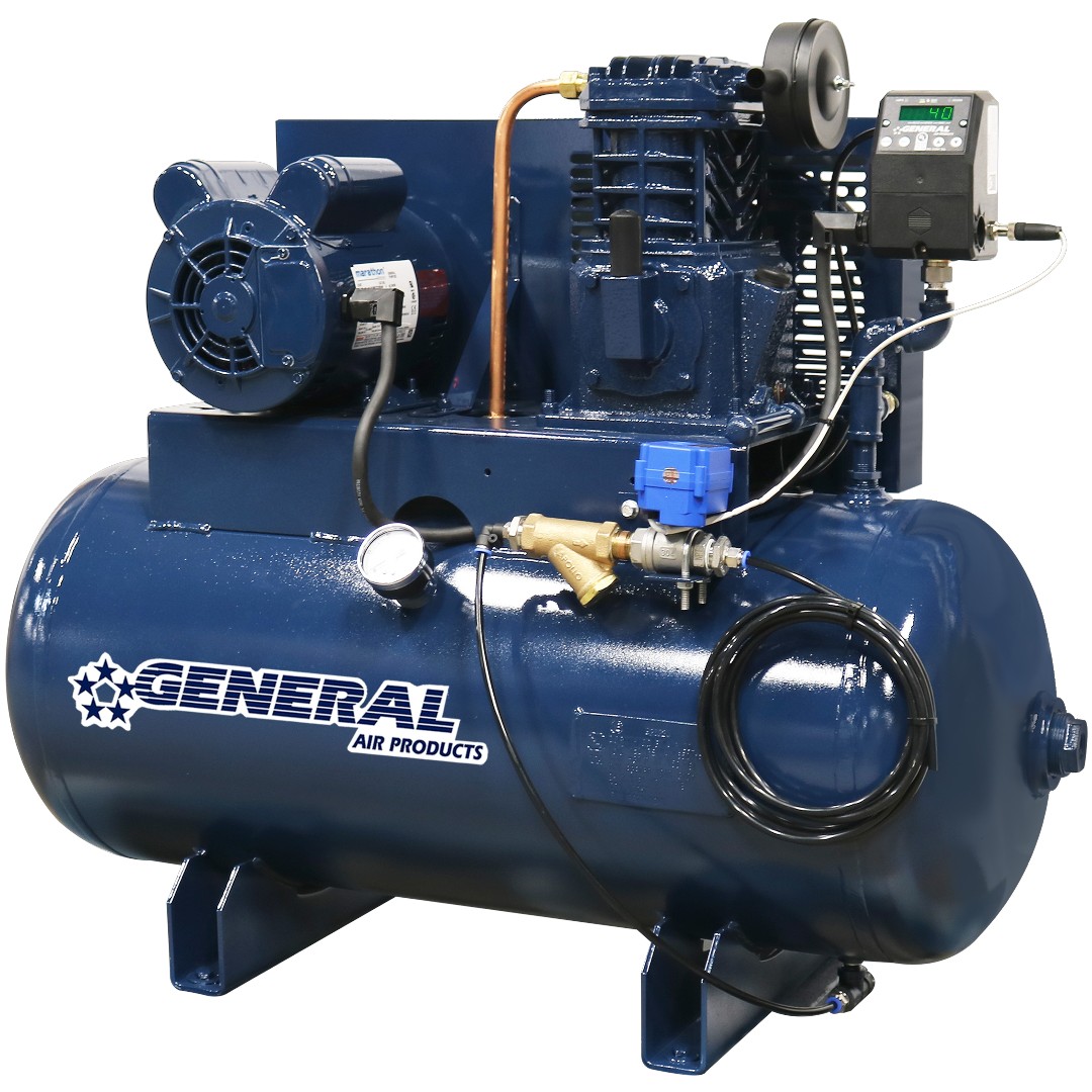 General Air Products LTV1200-A Compressor Lubricated Tank 1-1/2HP LG 1 Phase ADV