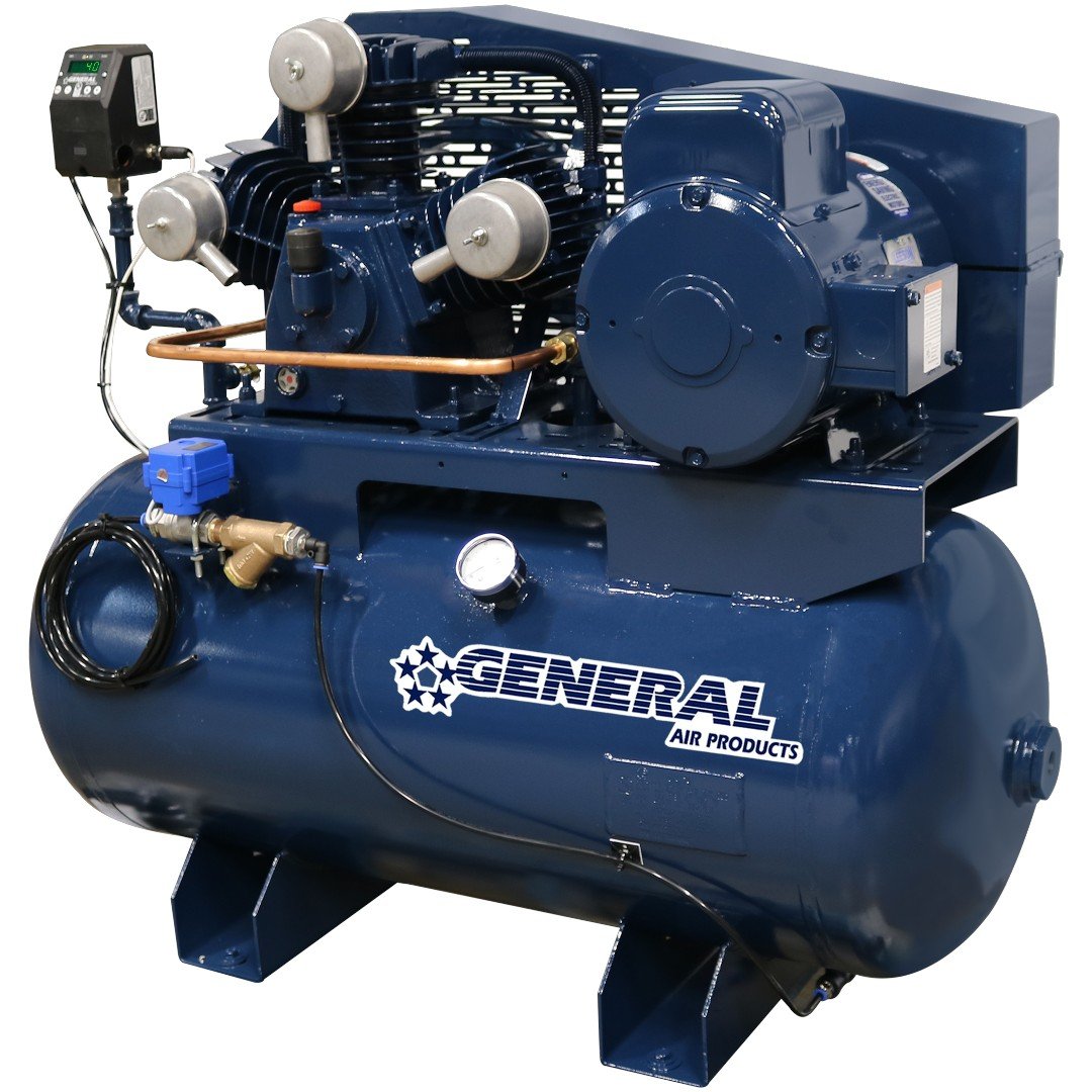 General Air Products LTV1600-A Compressor Lubricated Tank 3HP 1 Phase ADV