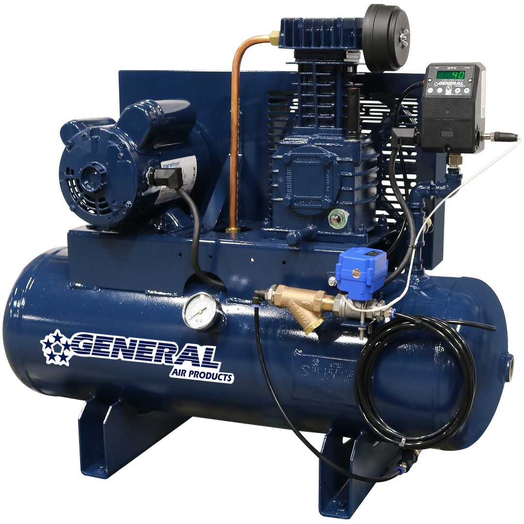 General Air Products LTV220-A Compressor Lubricated Tank 1/2HP 1 Phase ADV