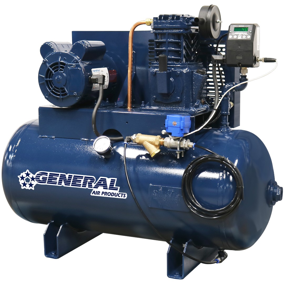 General Air Products LTV900-A Compressor Lubricated Tank 1-1/2HP SM 1 Phase ADV