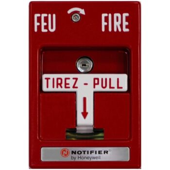 Notifier N-MPS-2A Addressable Two-Stage Manual Station, English/French