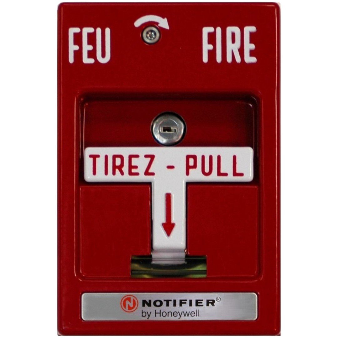 Notifier N-MPS-2A Addressable Two-Stage Manual Station, English/French