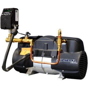 General Air Products QLRV500-A 1HP Quiet Series Advance Compressor, 1 Phase