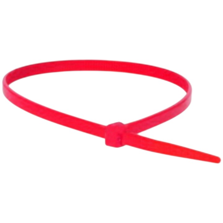 Safe Fire Detection RG1114C RedGear Small Single Loop Cable Ties, 100 Pack