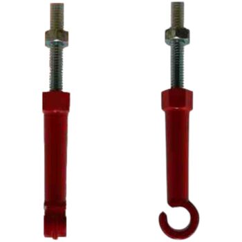 Safe Fire Detection RG1130X RedGear Isolated Eyebolt, Zinc plated, 10 Pack