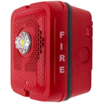 System Sensor SPSRKLED Outdoor Speaker Strobe, Wall, Red - Image 3