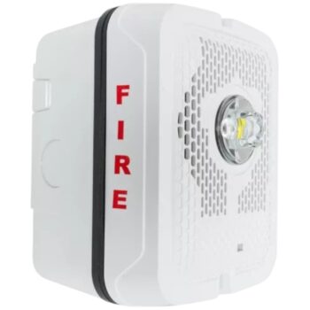 System Sensor SPSWKLED Outdoor Speaker Strobe, Wall, White - Image 2