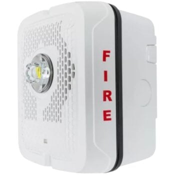 System Sensor SPSWKLED Outdoor Speaker Strobe, Wall, White - Image 3