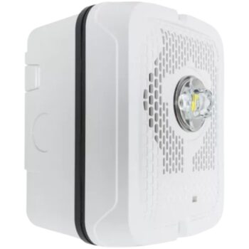 System Sensor SPSWKLED-P Outdoor Speaker Strobe, Wall, White, Plain - Image 2