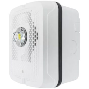 System Sensor SPSWKLED-P Outdoor Speaker Strobe, Wall, White, Plain - Image 3