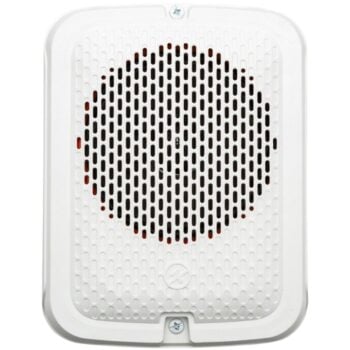System Sensor SPWKL Outdoor Speaker, Wall, White, Plain