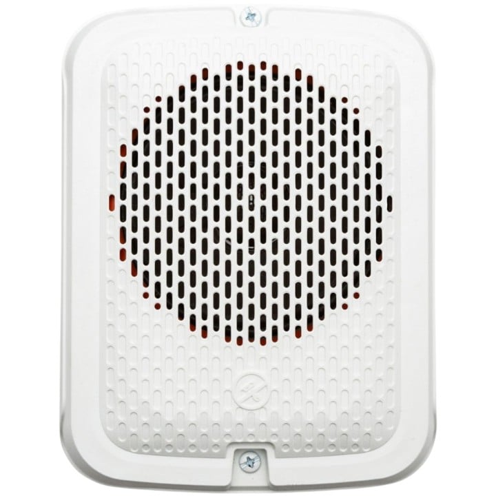 System Sensor SPWKL Outdoor Speaker, Wall, White, Plain