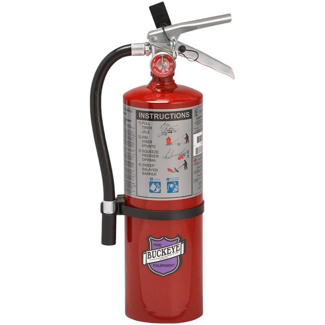 Buckeye 11214 Purple K, PK, Dry Chemical, Aluminum Valve, 5 lb