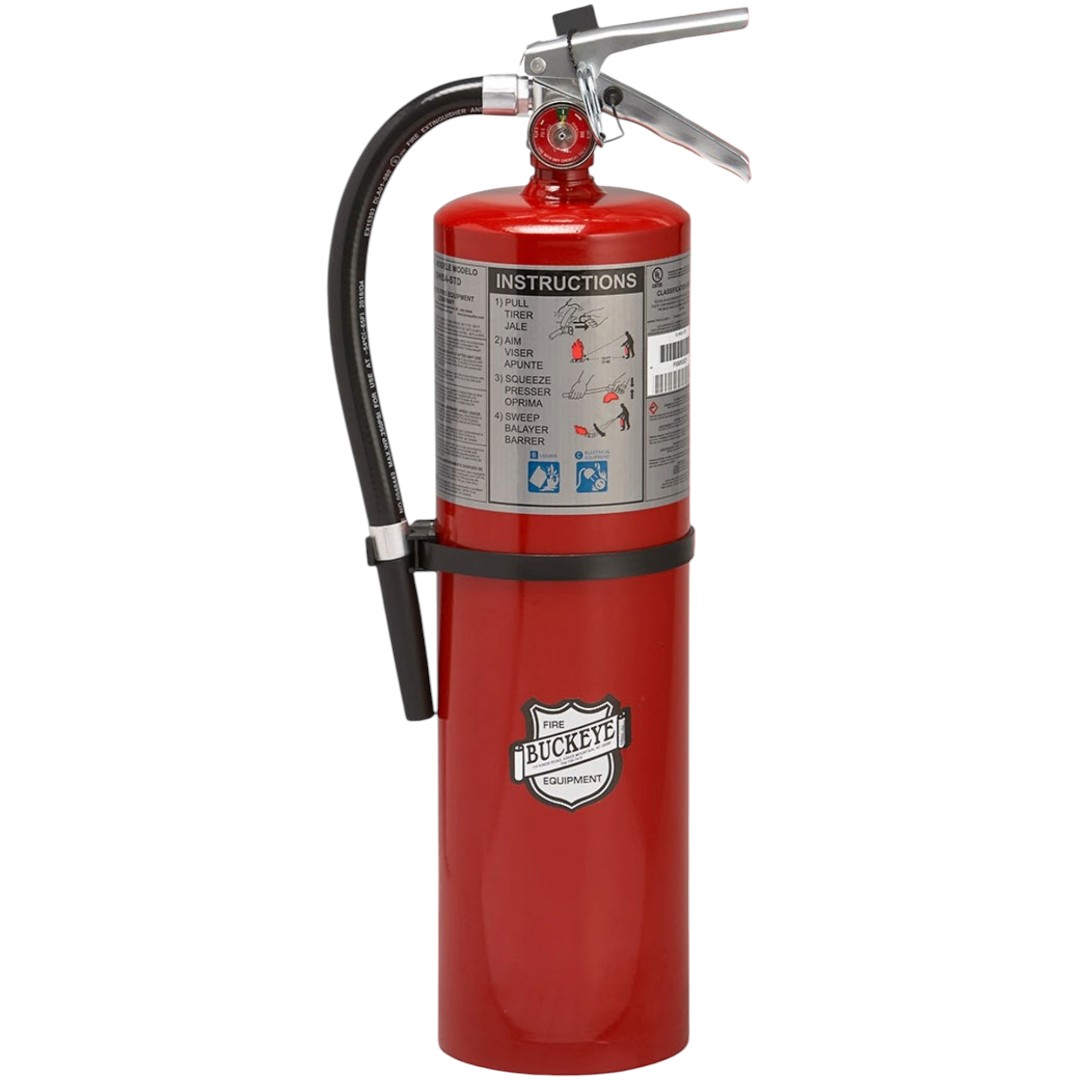Buckeye 11840 Regular, Standard Dry Chemical, Aluminum Valve, 10 lb