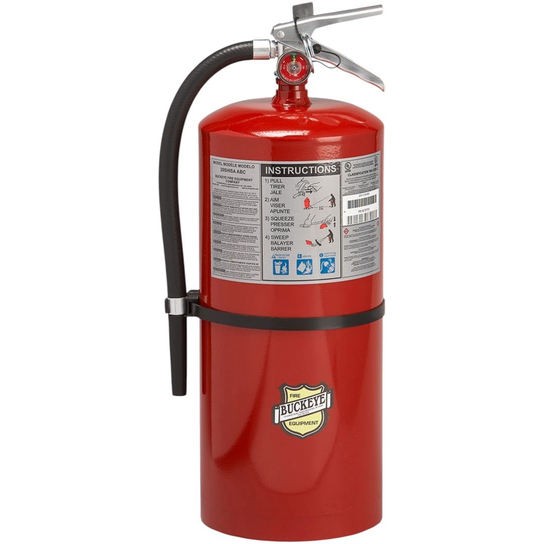 Buckeye 12120 Multipurpose ABC Dry Chemical, Aluminum Valve 20 lb
