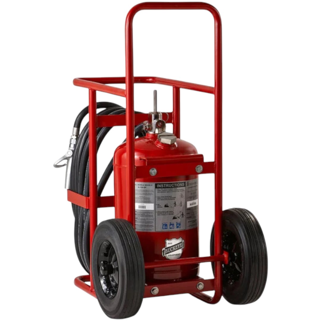 Buckeye 30110 125 lbs ABC Dry Chemical Wheeled Stored Pressure Fire Extinguisher