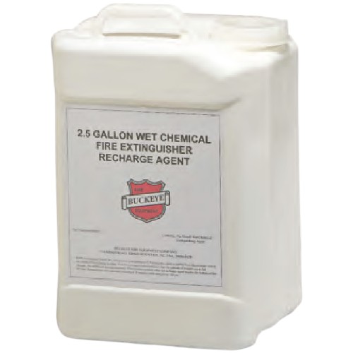 Buckeye 600871 Wet Chemical, Class K, Recharge, 2.5 Gallon