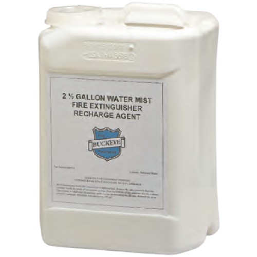 Buckeye 600910 Water Mist Recharge, 2.5 Gallon De-ionized Water