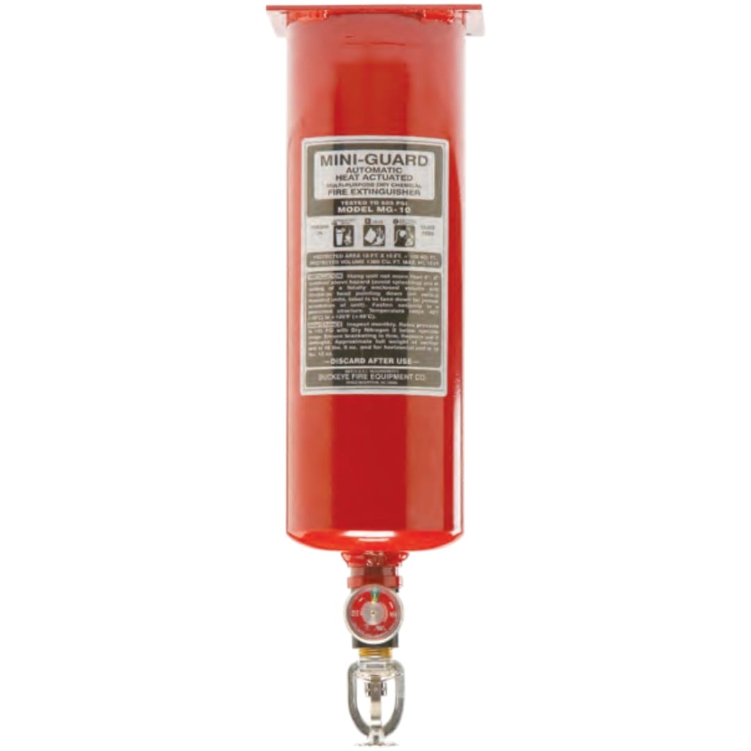 Buckeye 81001 Automatic Spot Protection, Mini-Guard, Vertical Mount, 10 lb ABC