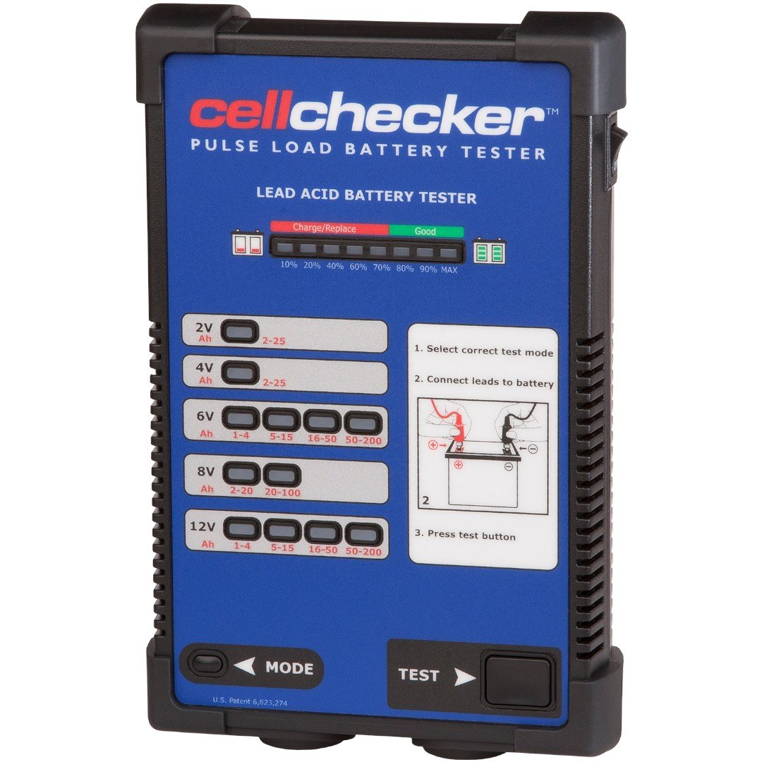 SDi Checker CELL03 CellChecker Battery Tester with Plier Type Leads