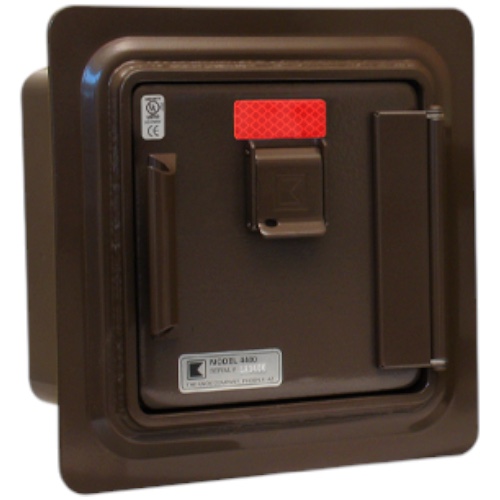 Knox Box 4444 KnoxVault 4400, Recess Mount, Single Lock, Dark Bronze, Tamper Alert