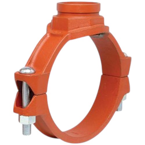 Grinnell 7308040ERS 730 Grooved Mechanical Tee, 8" x 4"