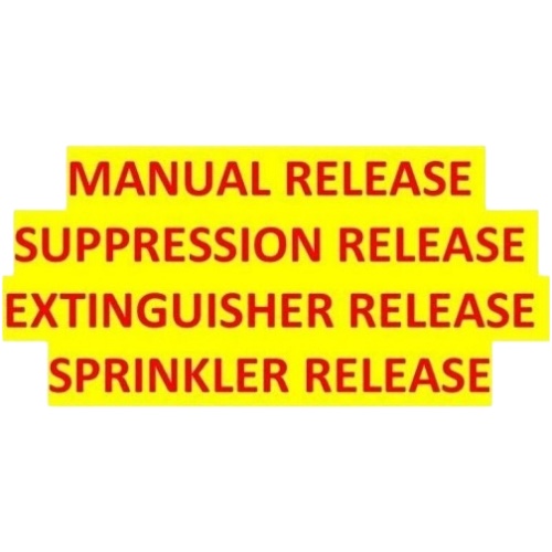 SigCom 880-0101-Y Label Set of 4, Release