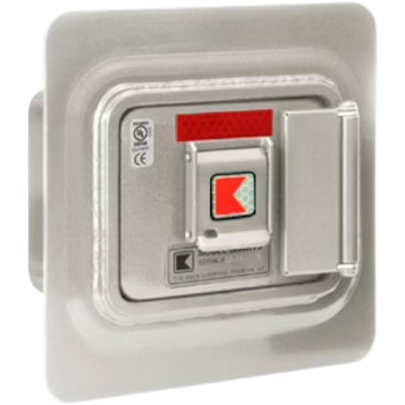 Knox Box KLS-3272 Knoxbox 3200, Recess Mount, Hinged Door, Aluminum