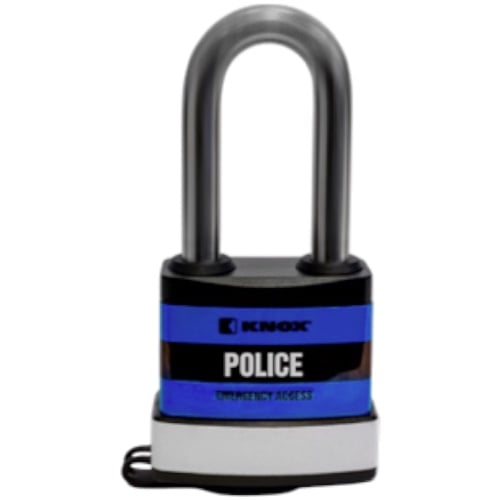 Knox Box KLS-3782 All-Weather Padlock, Standard Shackle Astm Grade 6 SS