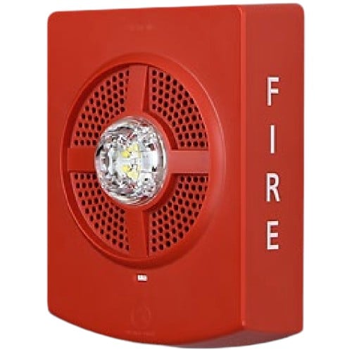 Siemens SC-LFSS-WR-F Low Frequency Sounder Strobe, Wall, Red, FIRE