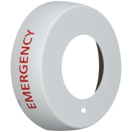 Siemens SCVR-HS-CW-EMG Cover Horn Strobe EMERGENCY, Ceiling, White