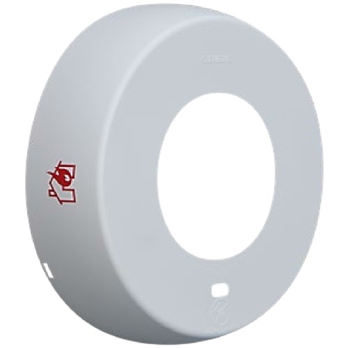 Siemens SCVR-HS-CW-HOF Cover Horn Strobe House on FIRE Logo, Ceiling, White