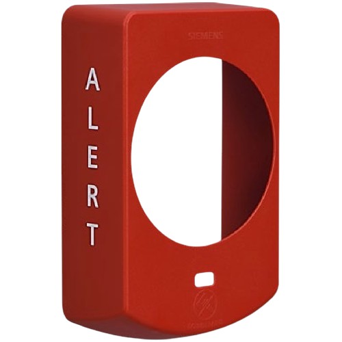 Siemens SCVR-HS-WR-ALR Cover Horn Strobe ALERT, Wall, Red