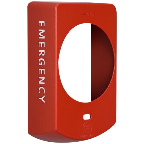 Siemens SCVR-HS-WR-EMG Cover Horn Strobe EMERGENCY, Wall, Red