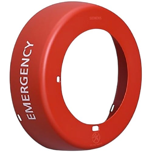 Siemens SCVR-SS-CR-EMG Cover Speaker Strobe EMERGENCY, Ceiling, Red