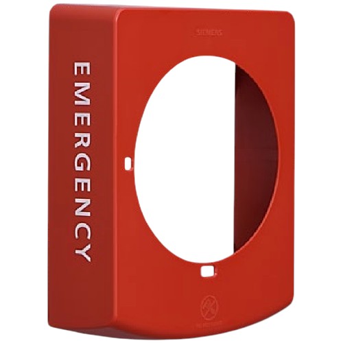 Siemens SCVR-SS-WR-EMG Cover Speaker Strobe EMERGENCY, Wall, Red