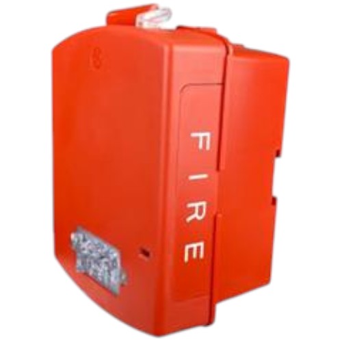 Siemens SL23RST-FR SL2 WP Strobe, 3R Rated, Red, Clear lens, Fire text