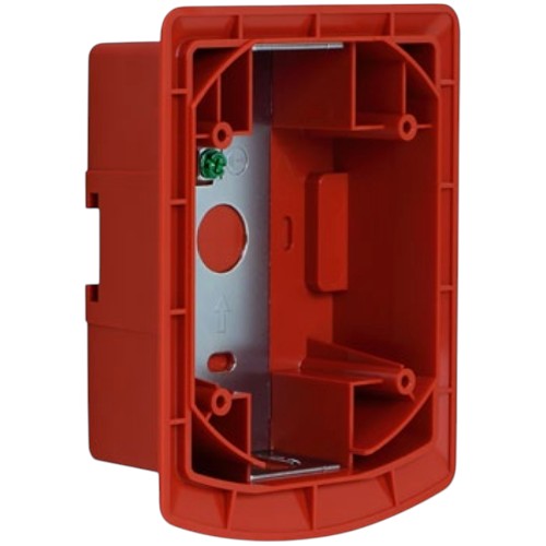 Siemens SMB-SS-WR Surface Mount Box Speaker Strobe, Wall, Red