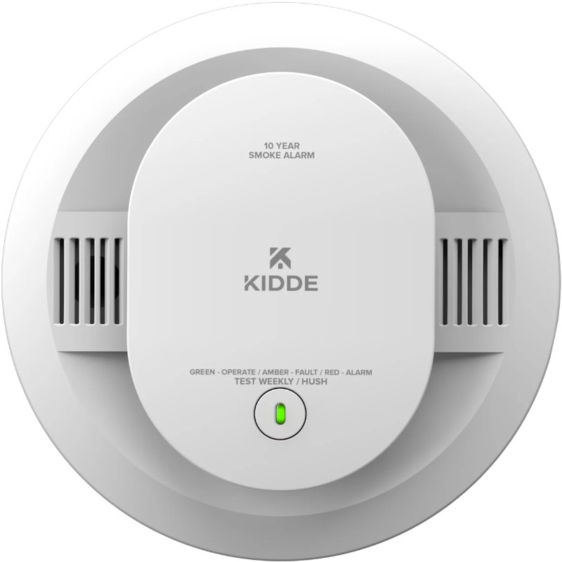 Kidde 20SD10-V Smoke Alarm, 10 Year Battery Powered and Voice Alerts