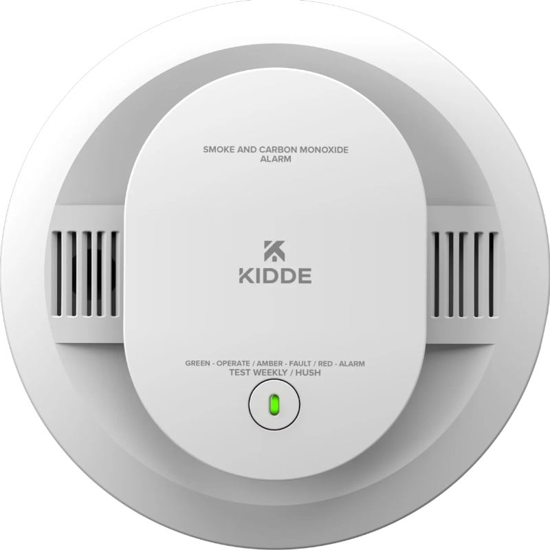 Kidde 30CUDR-V Combo Smoke and CO Alarm, AA Battery Powered with Voice Alerts