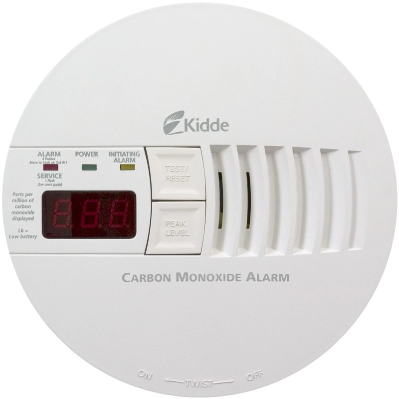 Kidde KN-COP-IC AC Hardwired Operated Carbon Monoxide Alarm with Digital Display
