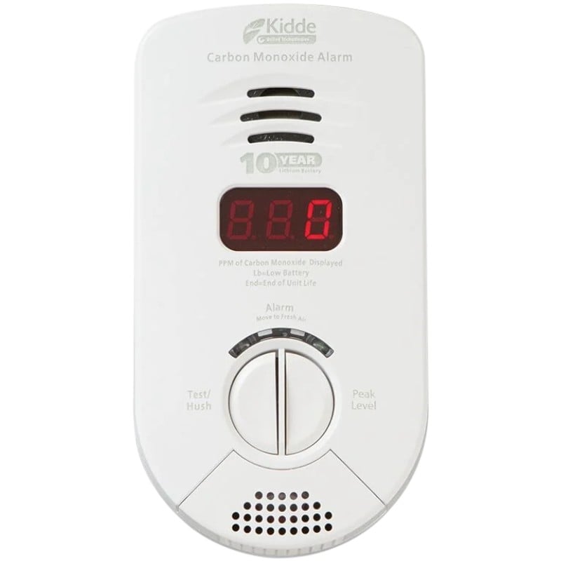 Kidde KN-COP-DP-10YB Plug-in Carbon Monoxide Alarm with Battery Backup, Digital Display and Voice Alarm