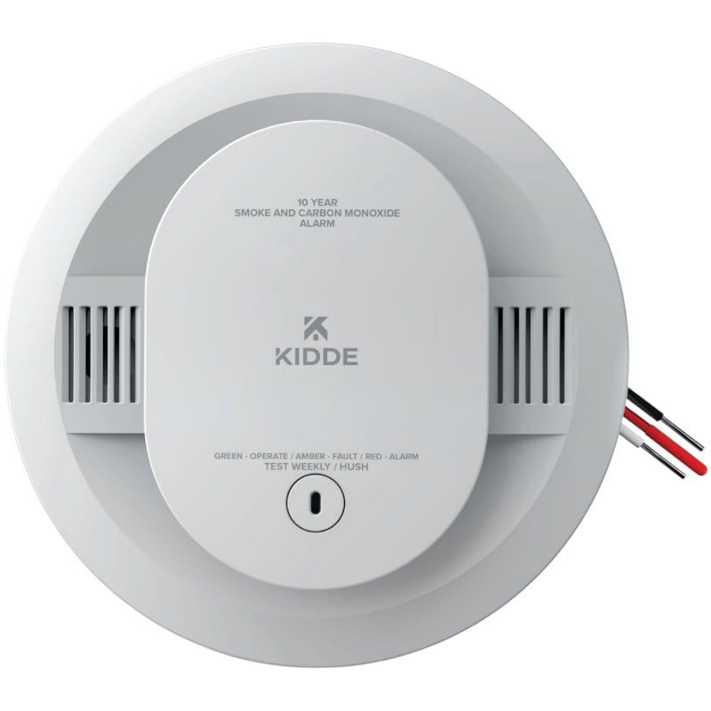 Kidde CUA10YFEX Firex Smoke and CO Alarm, Hardwired, 10 Year Backup Battery
