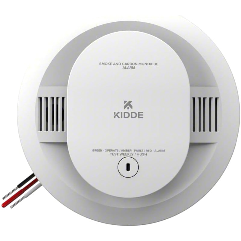 Kidde CUACFEX FireX Smoke and CO Alarm, Hardwired, AA Backup Battery Included