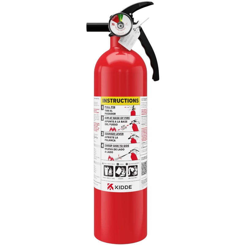 Kidde FA110G Basic 110 Fire Extinguisher with Nylon Strap Bracket