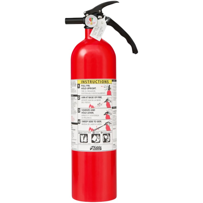 Kidde K2D82-110ABC Nylon Strap Bracket, Disposable Fire Extinguisher