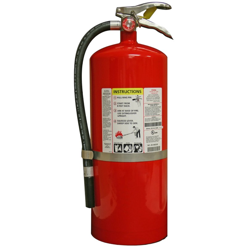Kidde 21033506 Pro Plus Fire Extinguisher 20lb, Rechargeable with Wall Hook