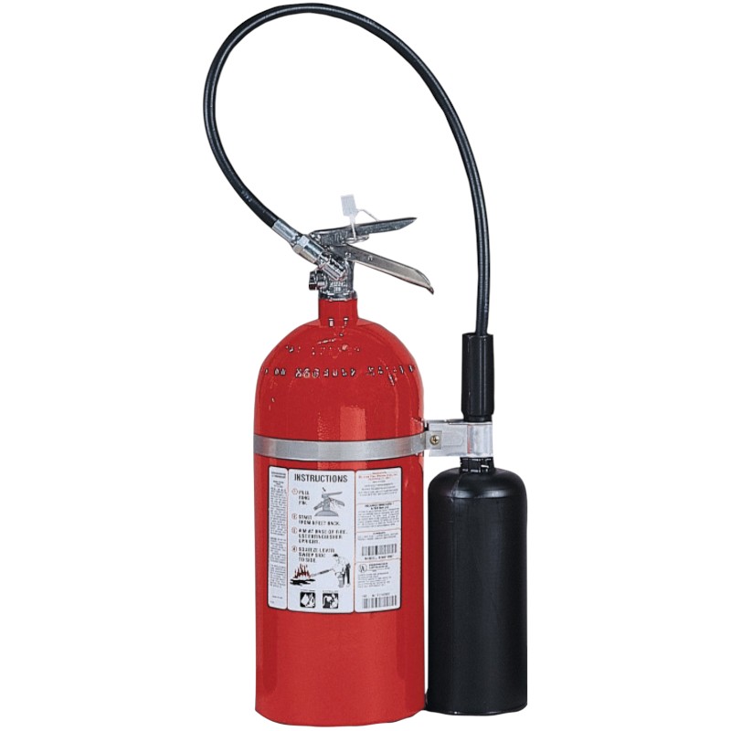 Kidde Pro 10 CDM-4 CO2 Fire Extinguisher 10lb, Rechargeable with Wall Hook