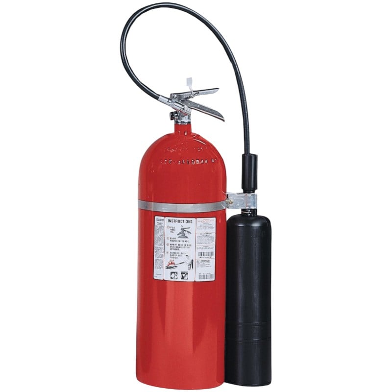 Kidde Pro 20 CDM-4 CO2 Fire Extinguisher 20lb, Rechargeable with Wall Hook